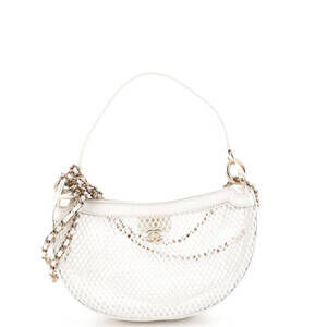Chanel Half Moon Clutch With Chain Mesh #230102C35B